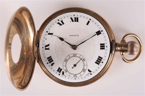 rolex half hunter gold pocket watch|half hunter pocket watch value.